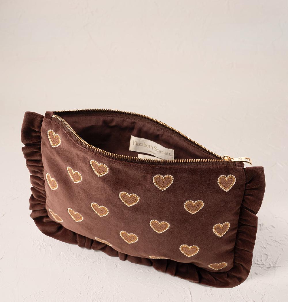 Scarlettsbags Love Hearts Frill Pouch