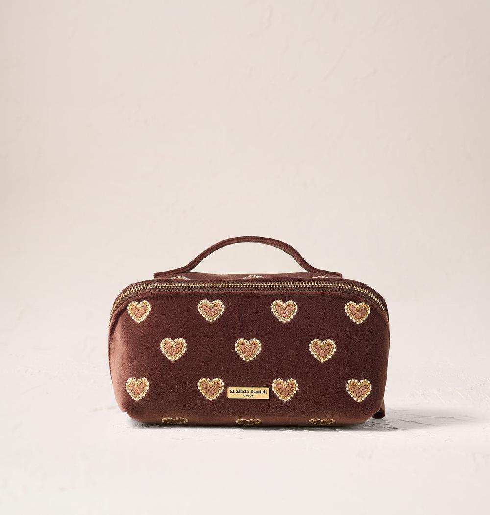 scarlettsbags Love Hearts Open Flat Makeup Bag