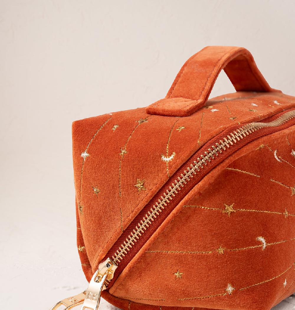 Scarlettsbags Mystical Lion Open Flat Makeup Bag