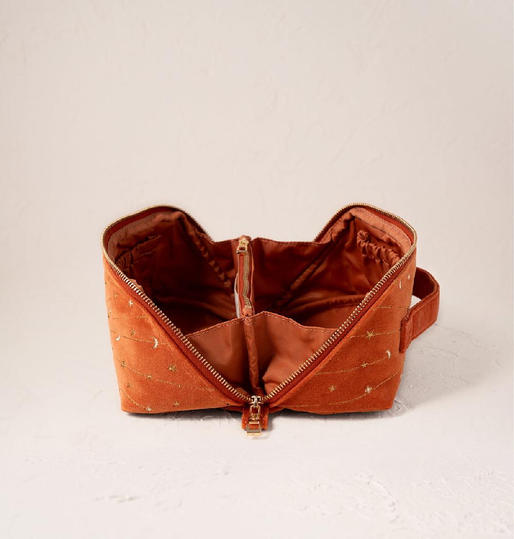 Scarlettsbags Mystical Lion Open Flat Makeup Bag