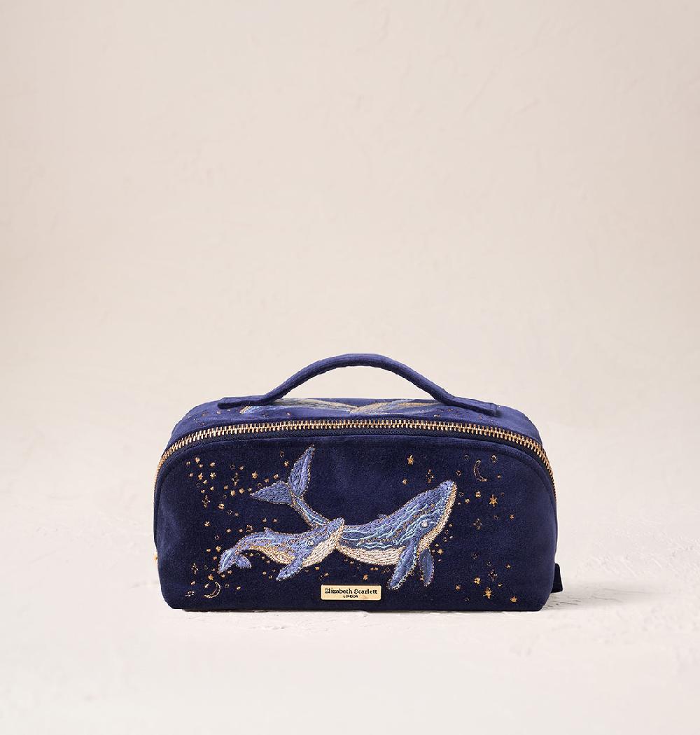 scarlettsbags Mystical Whale Open Flat Makeup Bag
