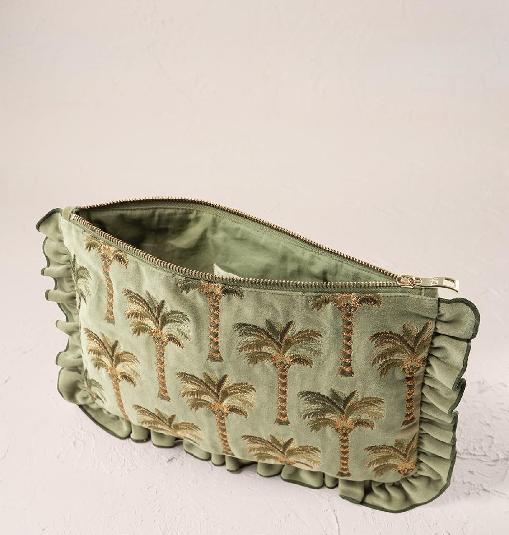 Scarlettsbags Palms Frill Pouch