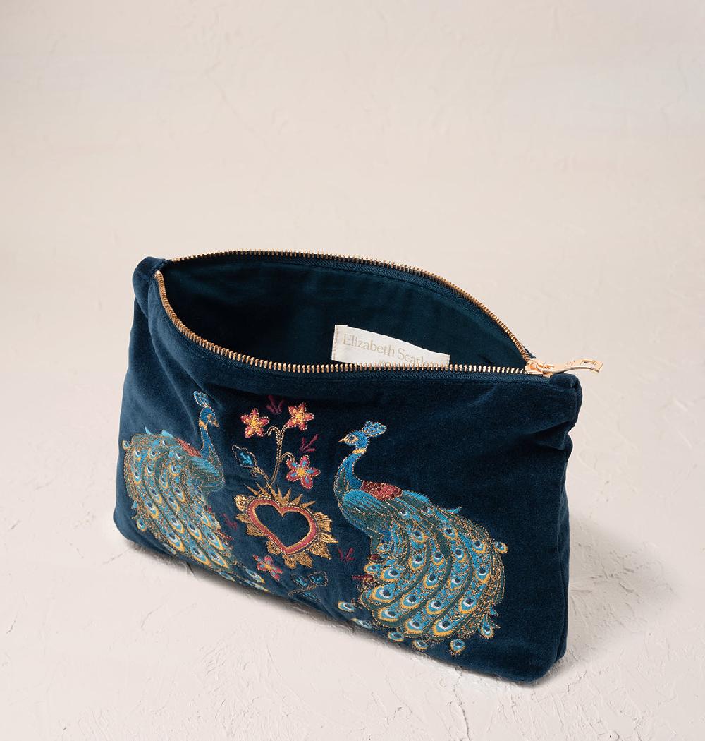 Scarlettsbags Peacock Floral Everyday Pouch