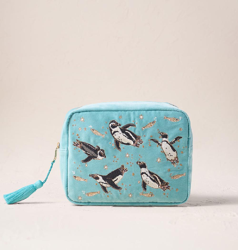 scarlettsbags Penguins Wash Bag