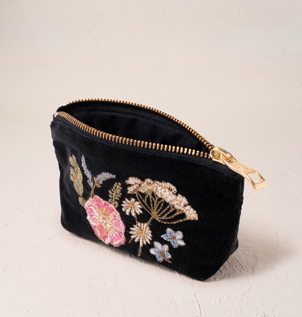 Scarlettsbags Pressed Flowers Coin Purse