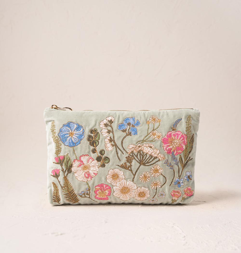 scarlettsbags Pressed Flowers Everyday Pouch