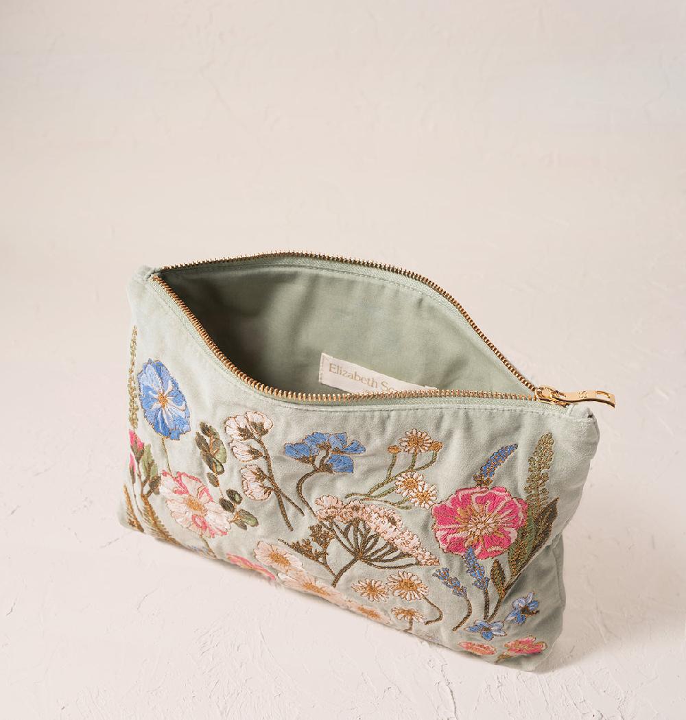 Scarlettsbags Pressed Flowers Everyday Pouch