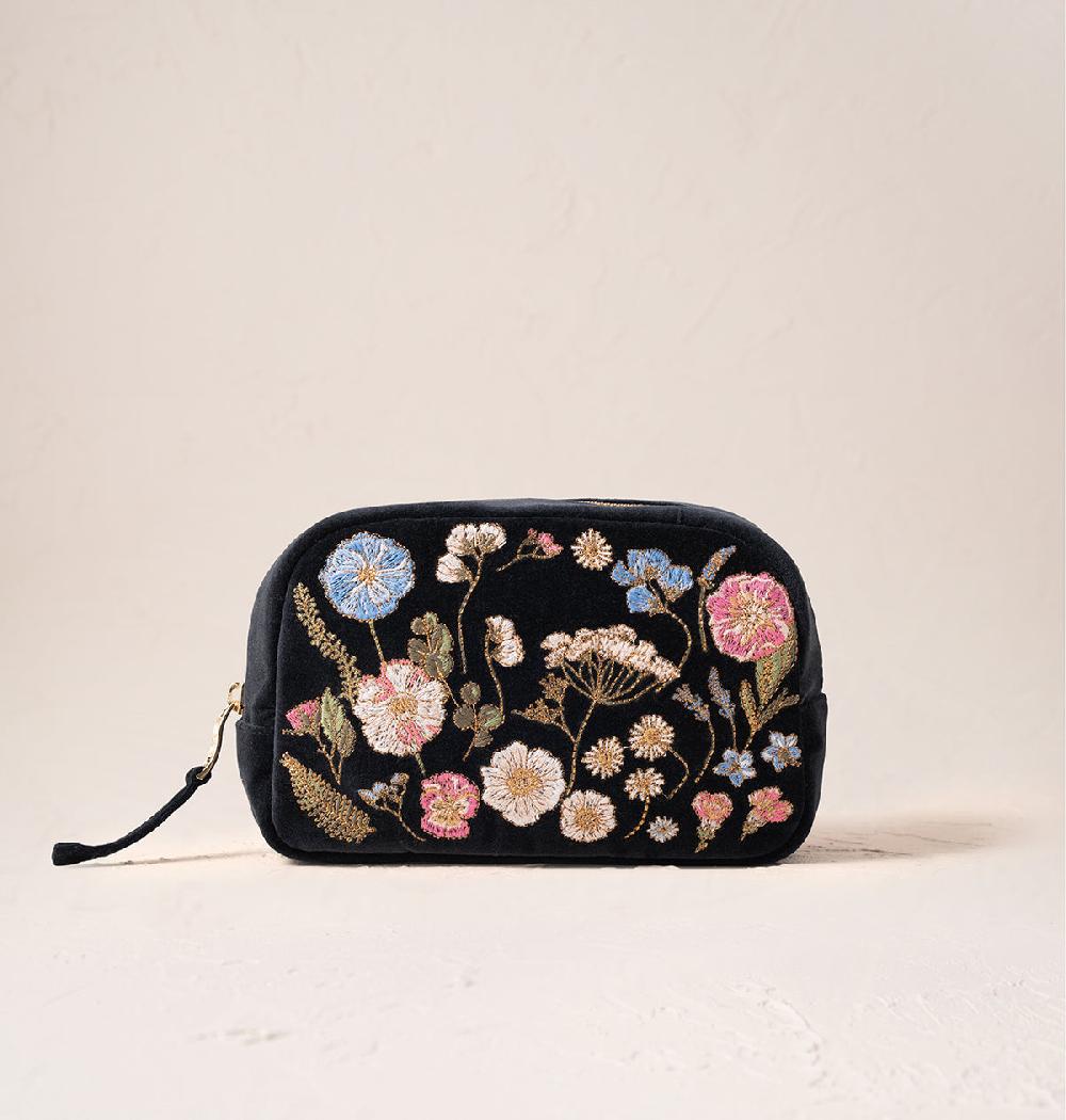 scarlettsbags Pressed Flowers Makeup Bag