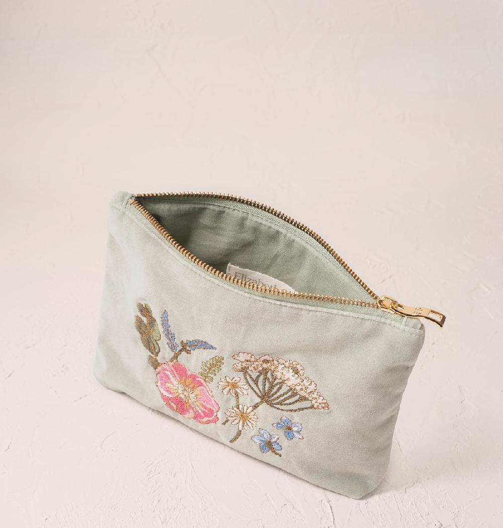 Scarlettsbags Pressed Flowers Mini Pouch