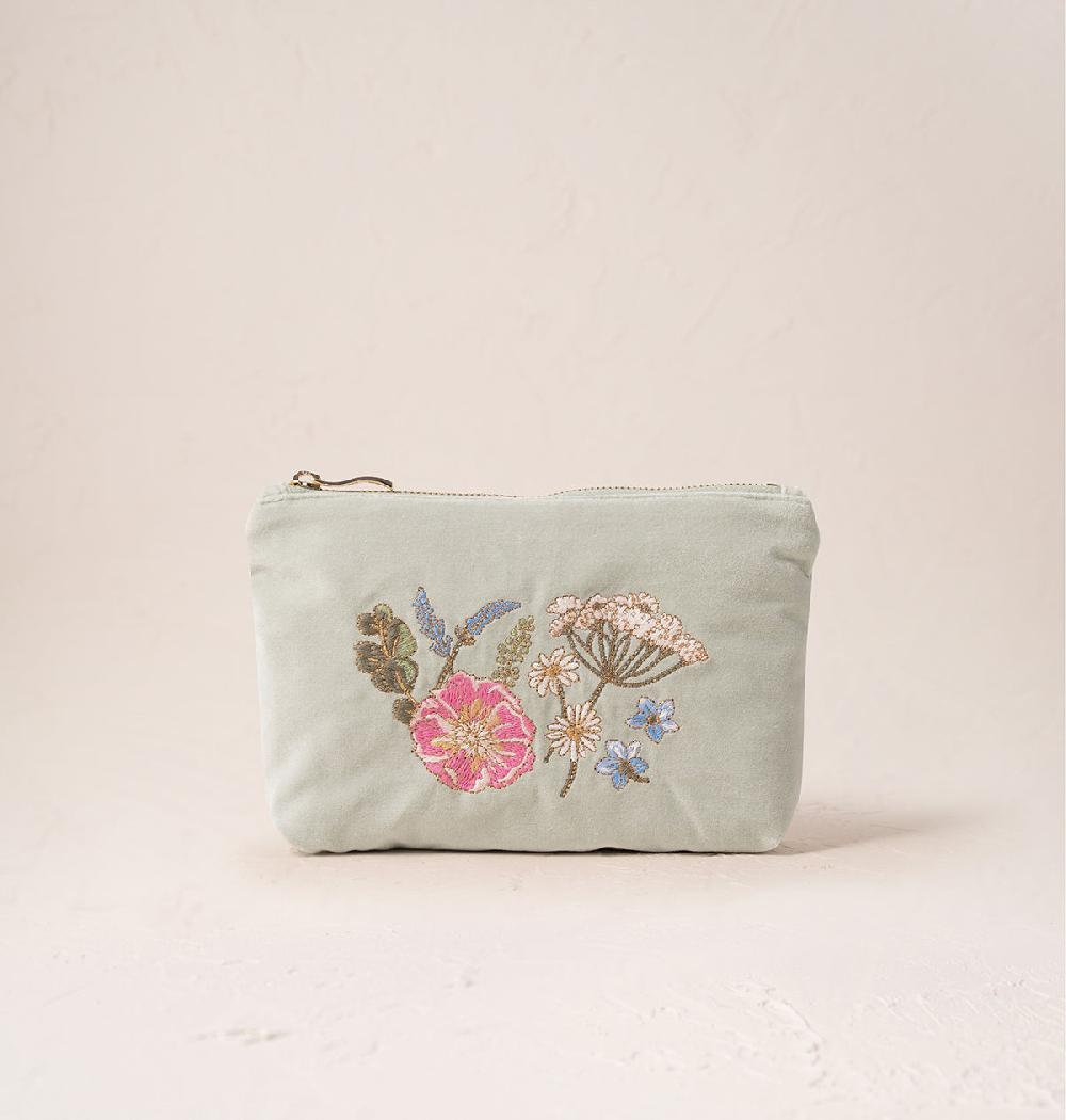 scarlettsbags Pressed Flowers Mini Pouch