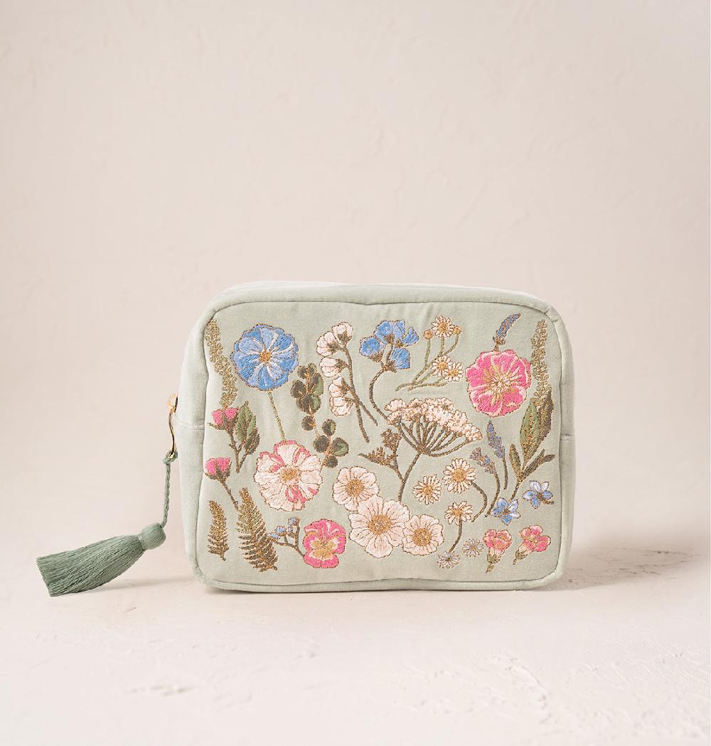 scarlettsbags Pressed Flowers Wash Bag