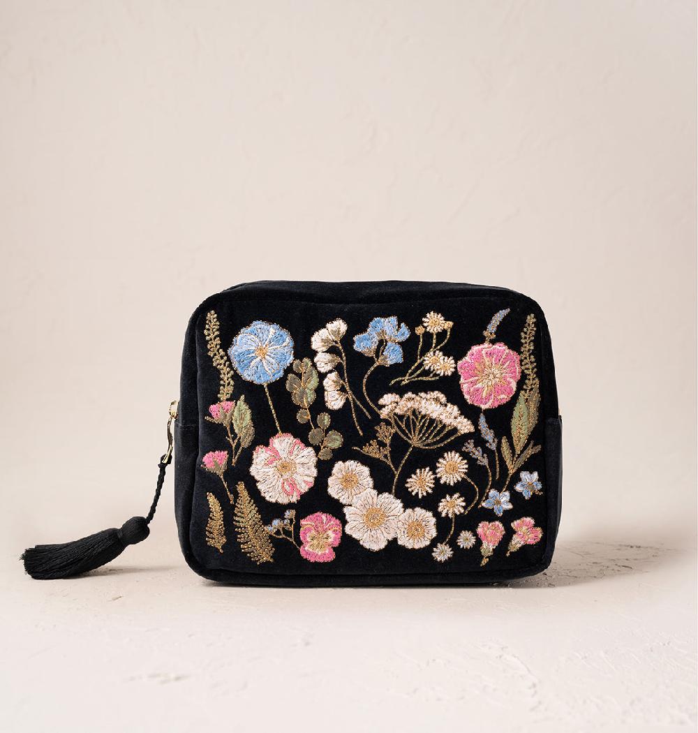 scarlettsbags Pressed Flowers Wash Bag