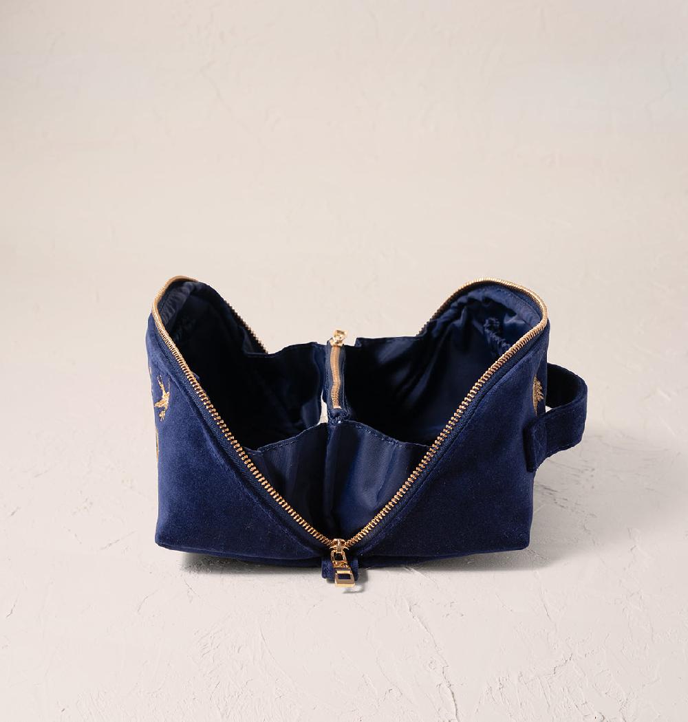 Scarlettsbags Safari Alphabet Open Flat Makeup Bag