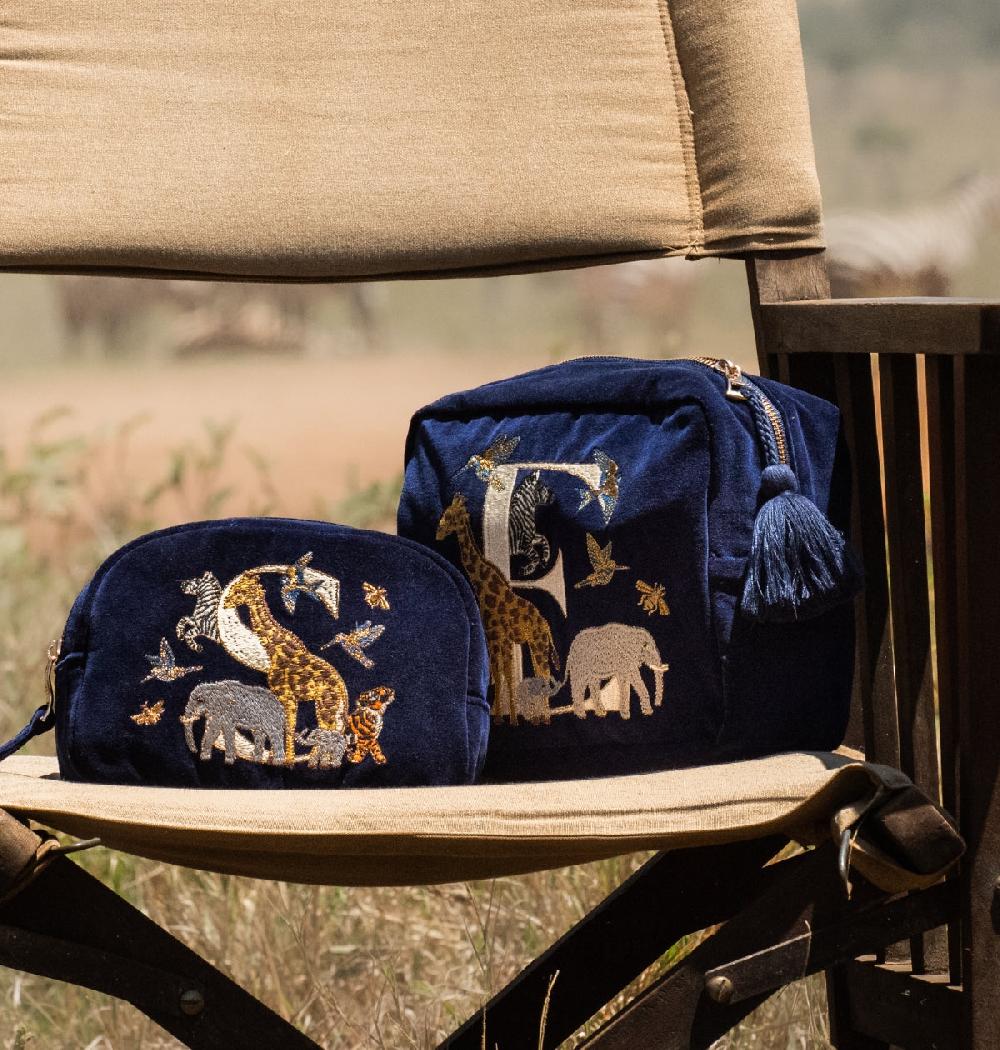 Scarlettsbags Safari Alphabet Wash Bag