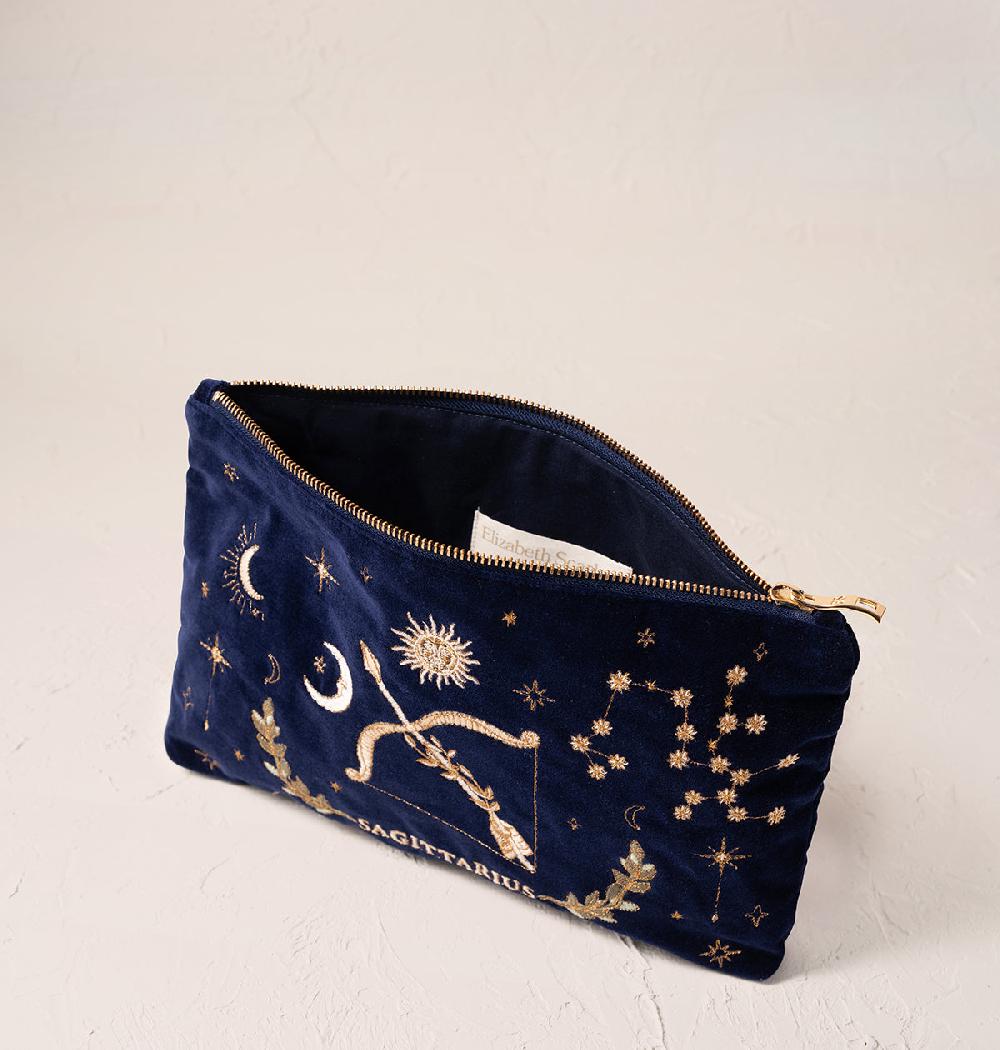Scarlettsbags Sagittarius Navy Everyday Pouch