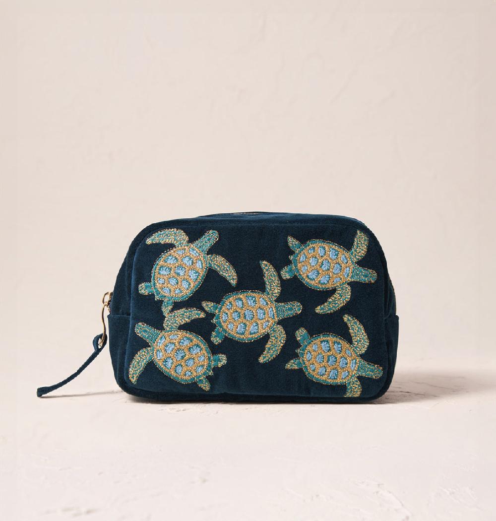 scarlettsbags Turtle Conservation Makeup Bag