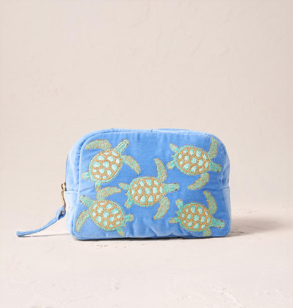 scarlettsbags Turtle Conservation Makeup Bag