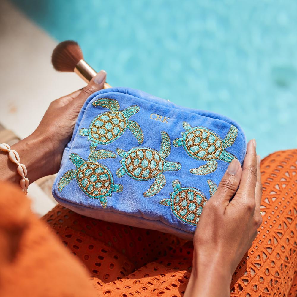 Scarlettsbags Turtle Conservation Makeup Bag