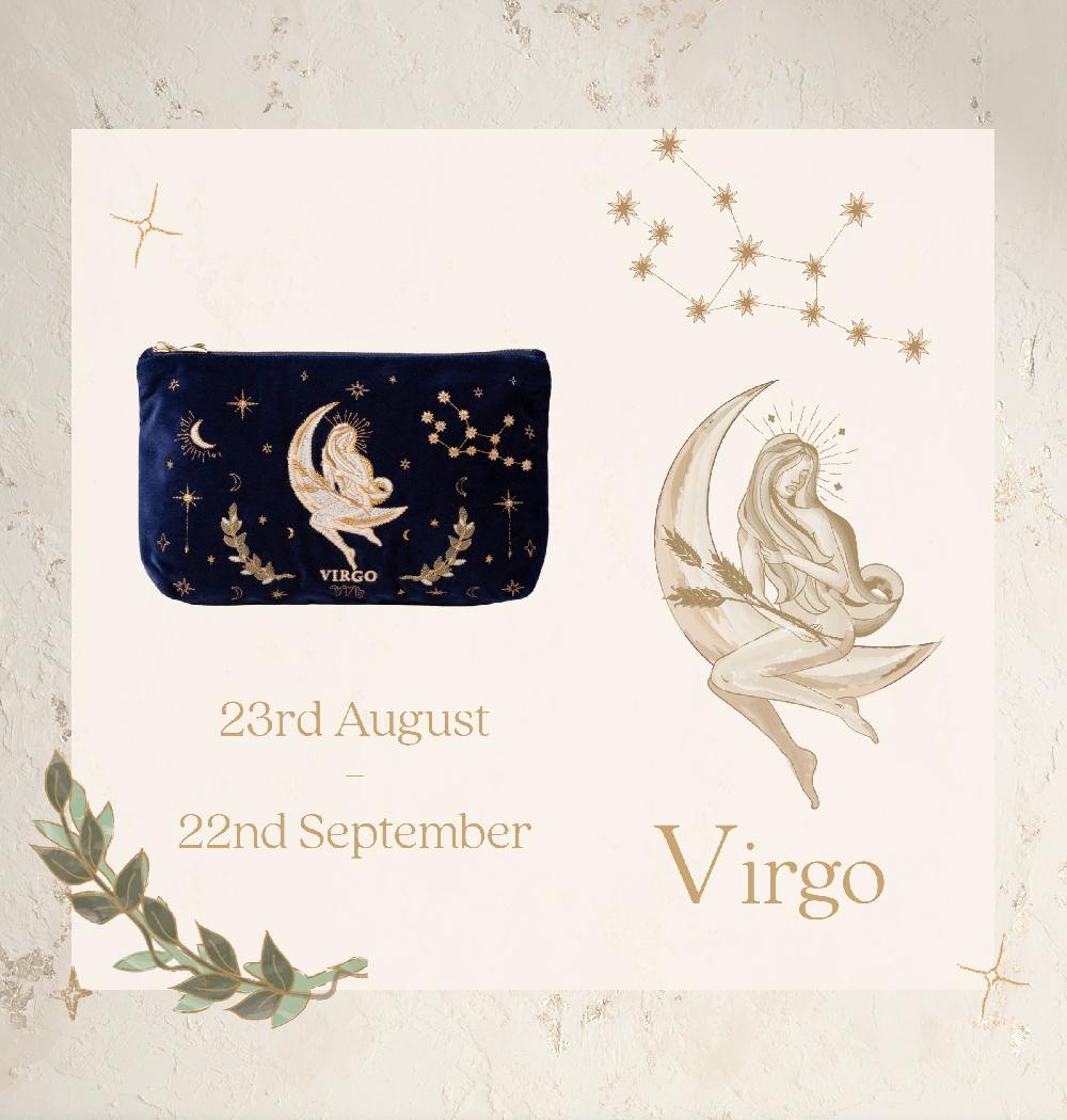 Scarlettsbags Virgo Navy Everyday Pouch