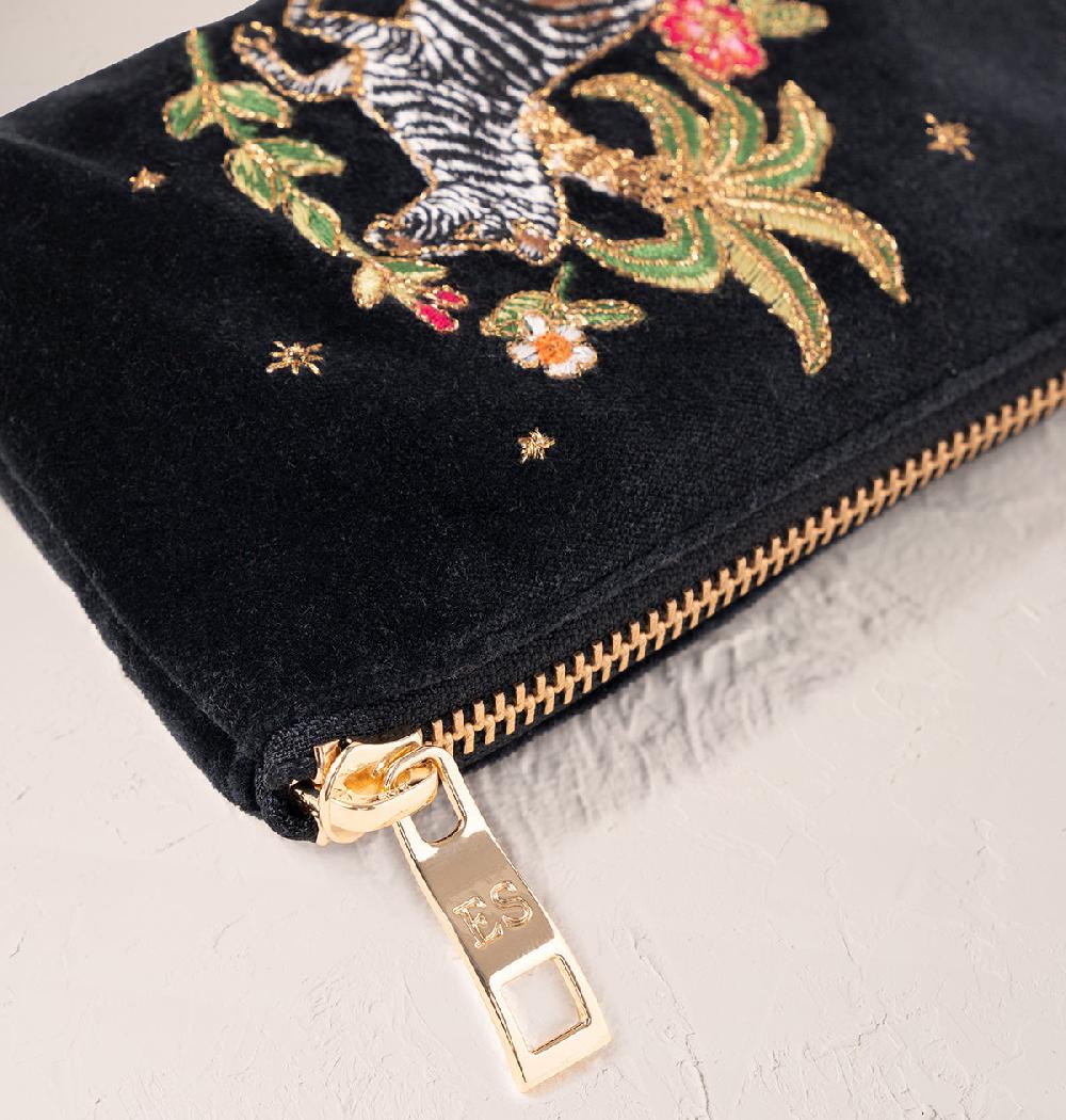 Scarlettsbags Wild Zebra Palm Coin Purse