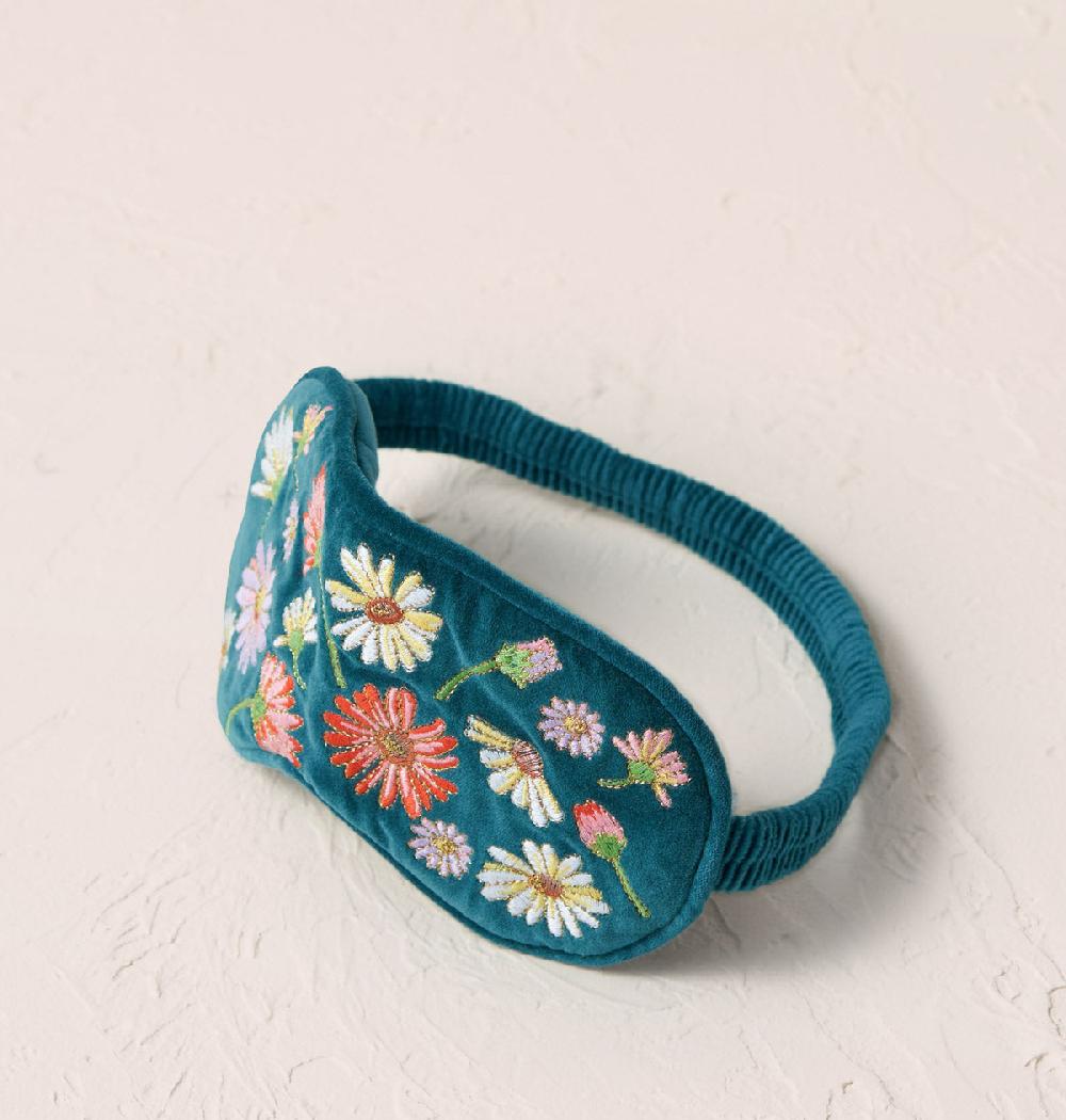 Scarlettsbags Wildflower Eye Mask - Rich Blue