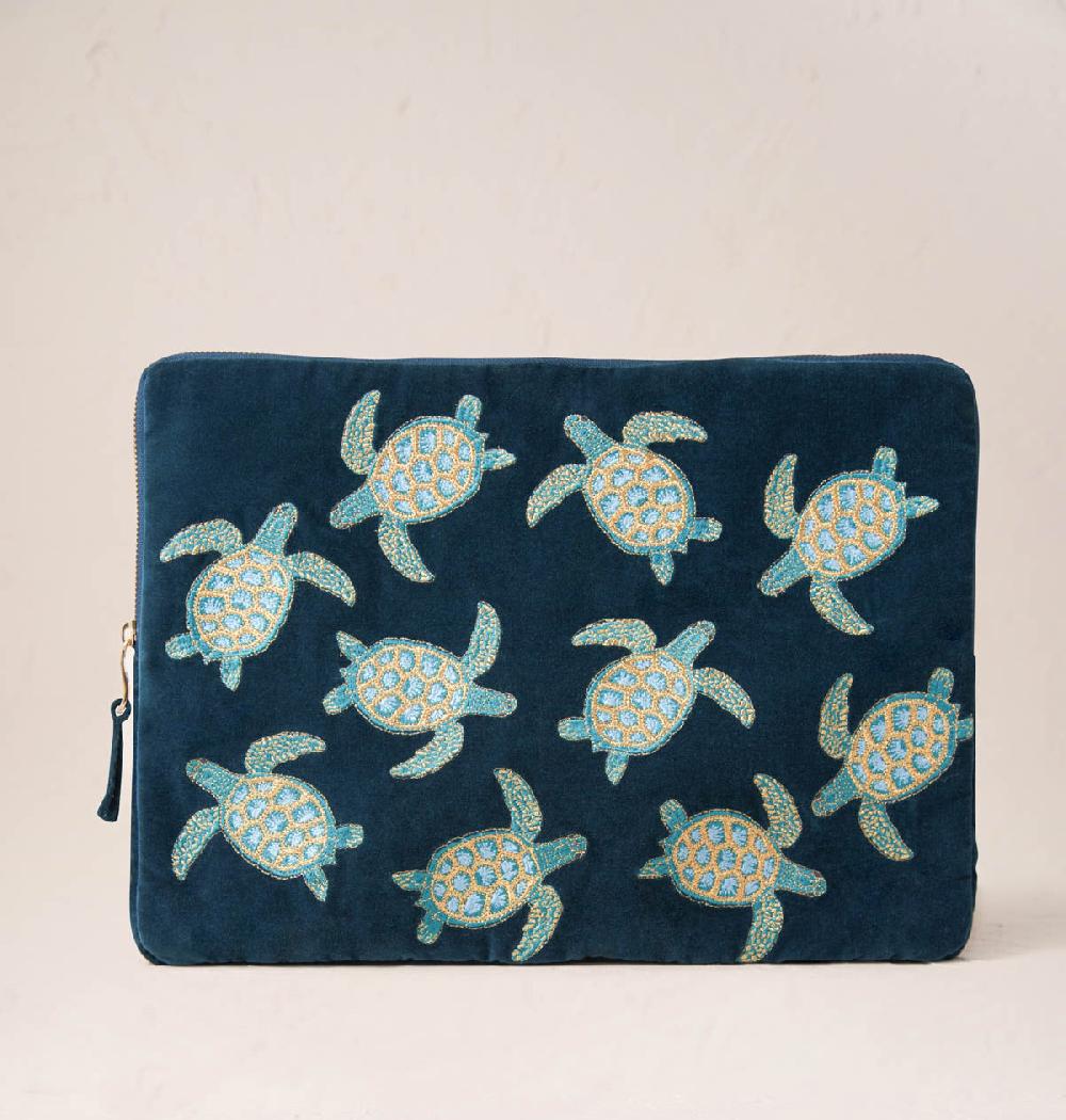 scarlettsbags Turtle Conservation Laptop Case Large