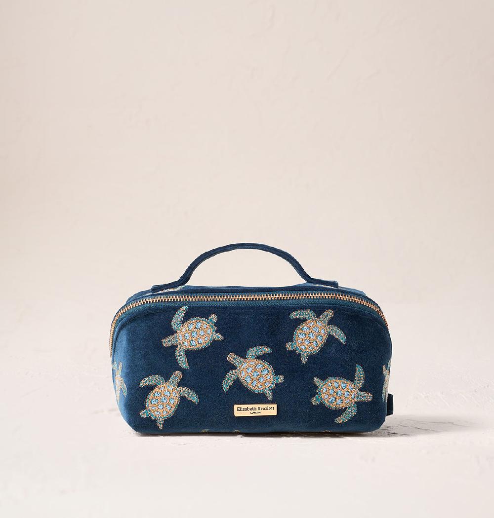 scarlettsbags Turtle Conservation Open Flat Makeup Bag