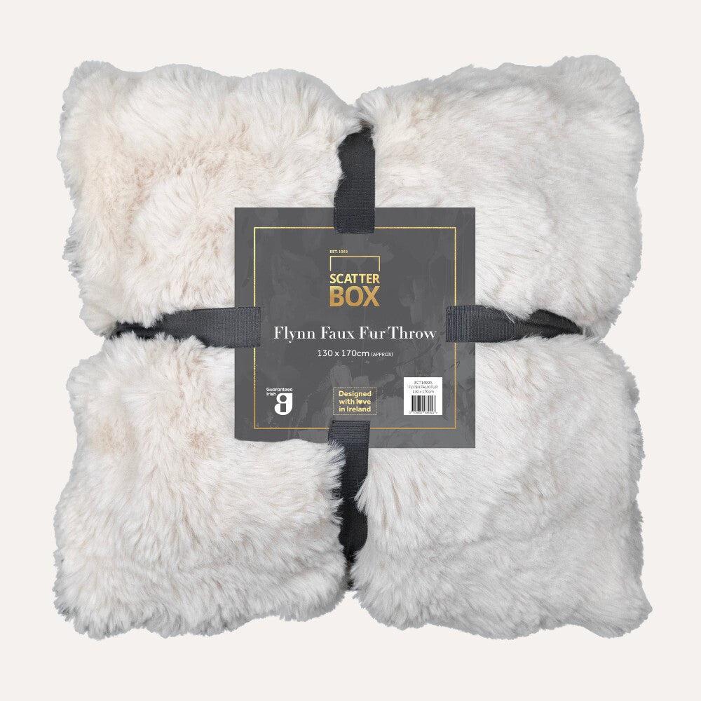 scatter box Flynn Faux Fur Throw