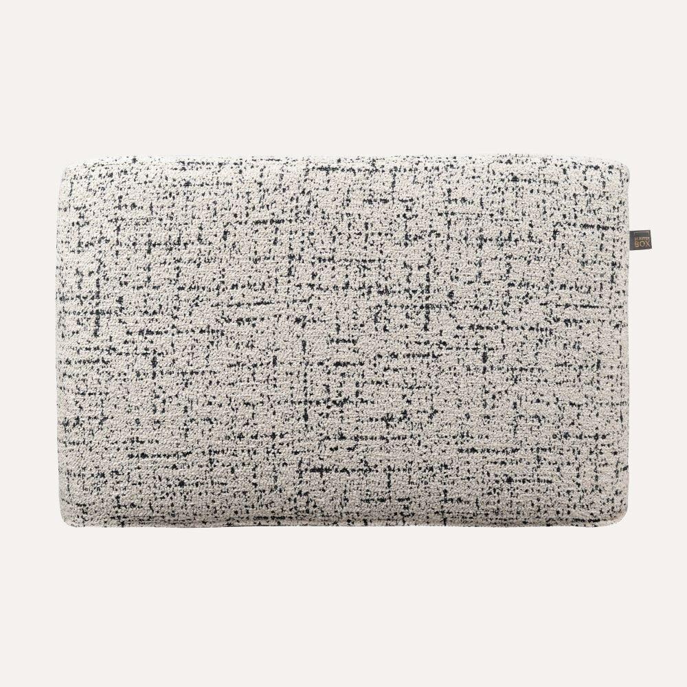 Scatter Box Scatter Box Ottoman Square Coco Cream/Black