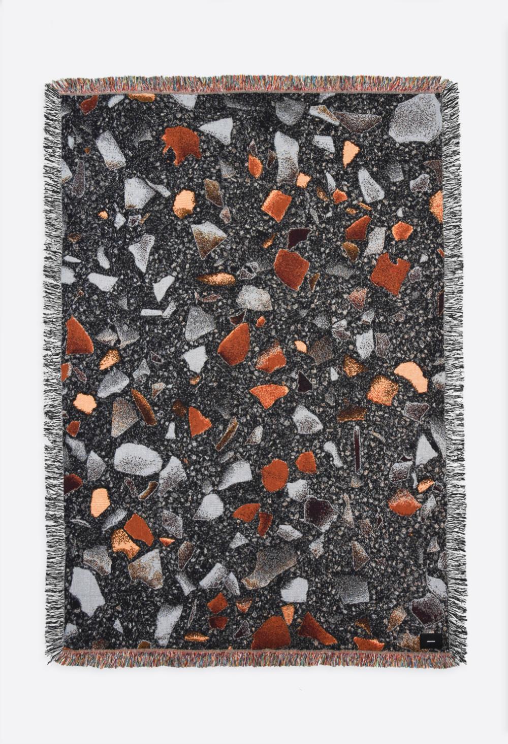 schoenstaub Blanket Terrazzo Multicolor Black Black