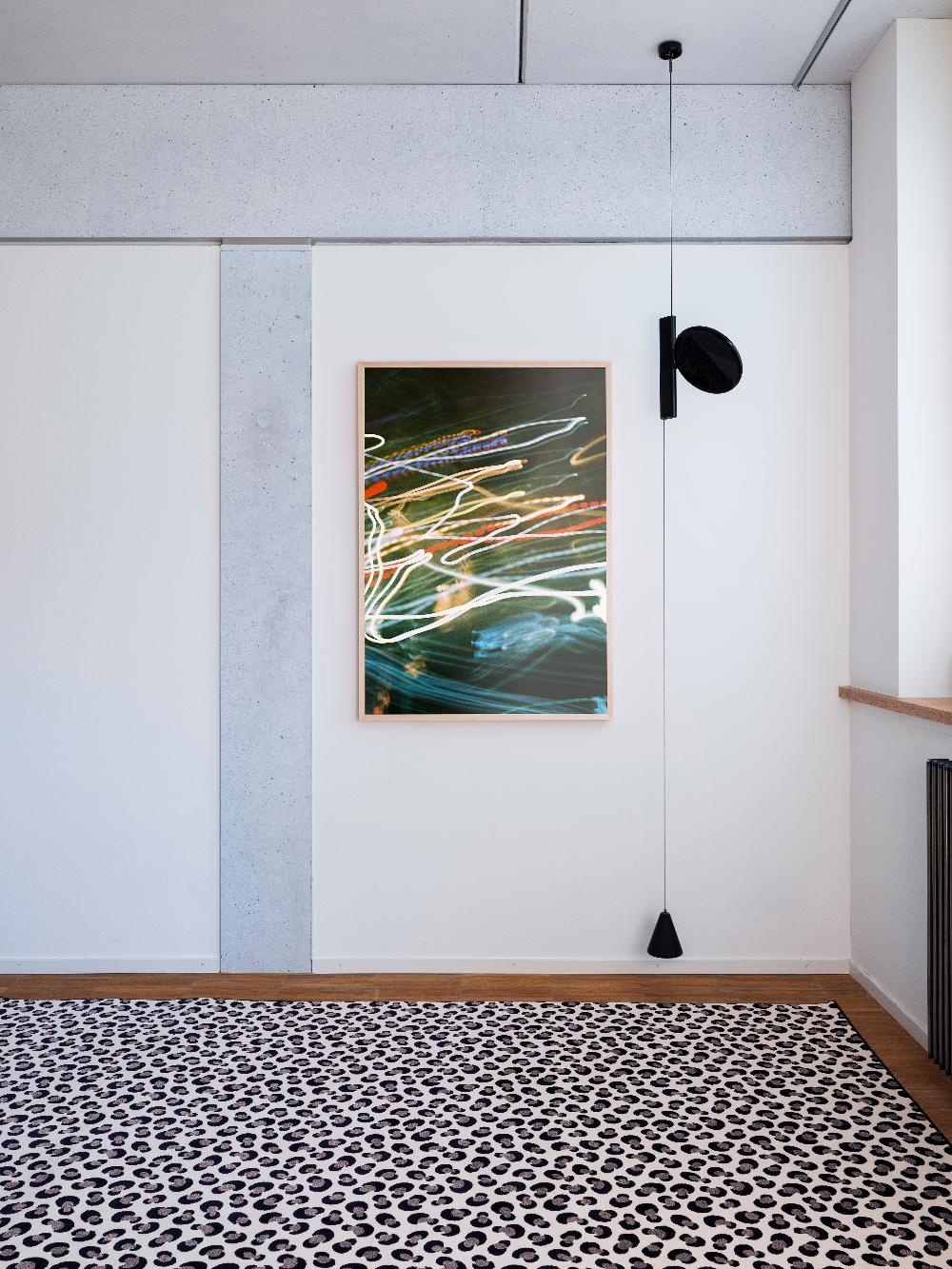 Schoenstaub Rug Animalia Black And White Mini Spots Black And White