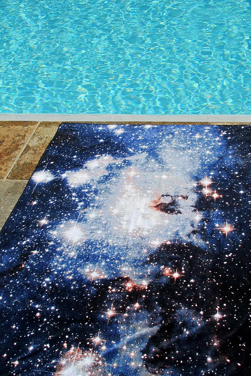 Schoenstaub Beach Towel Nebula Heic Blue