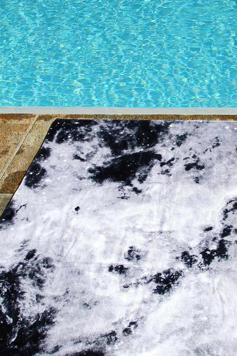 Schoenstaub Beach Towel Nebula Mob Black