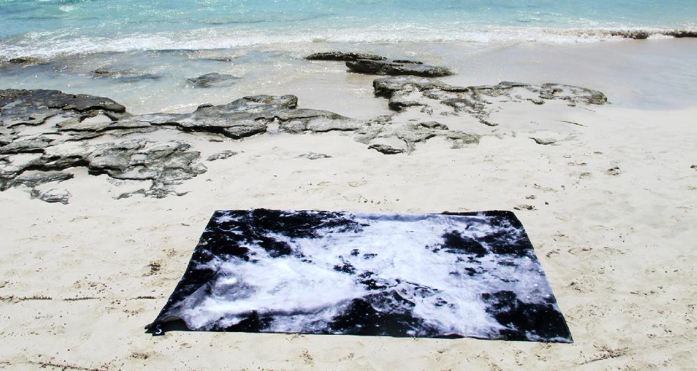 Schoenstaub Beach Towel Nebula Mob Black