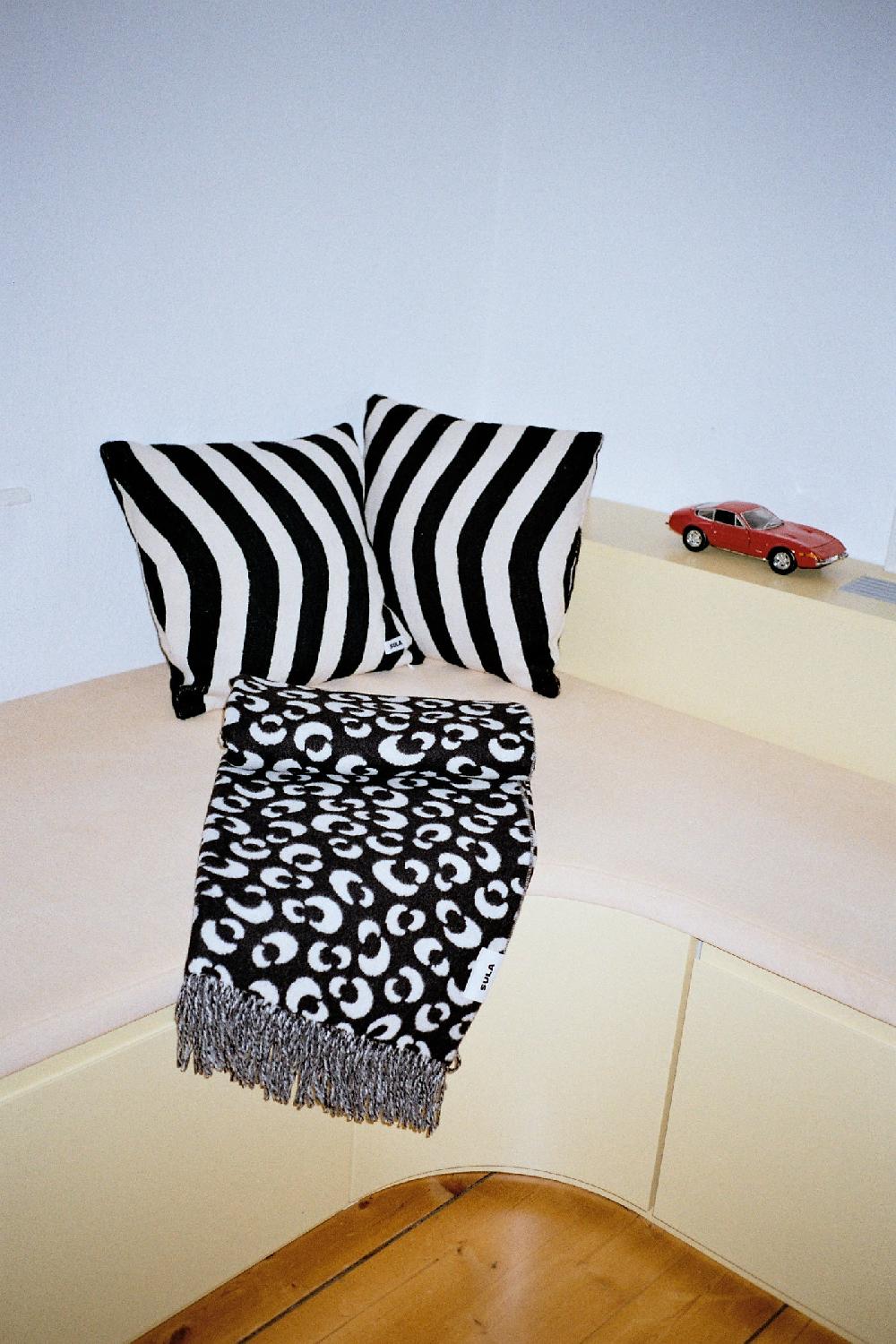 Schoenstaub Blanket Animalia Black And White Black