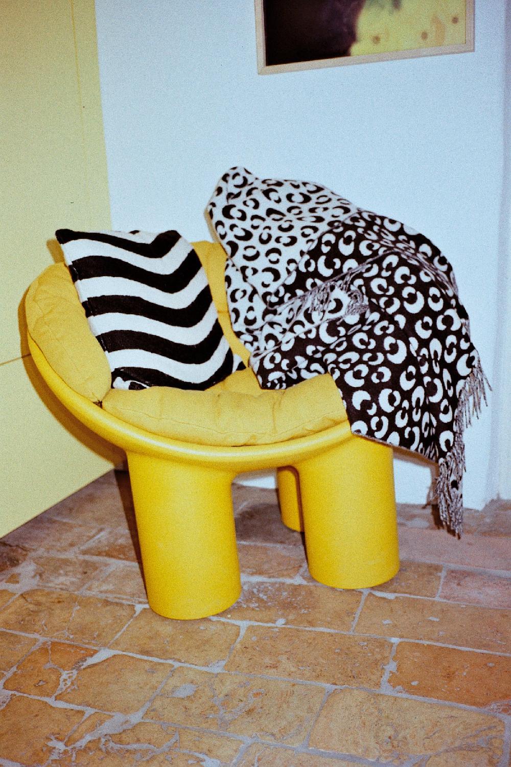 Schoenstaub Blanket Animalia Black And White Black