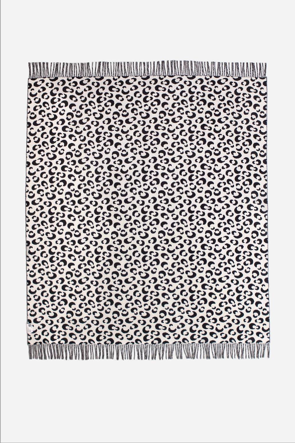 Schoenstaub Blanket Animalia Black And White Black