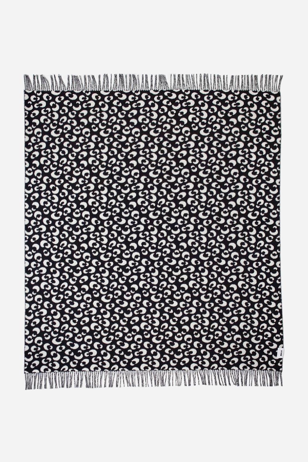 schoenstaub Blanket Animalia Black and White Black