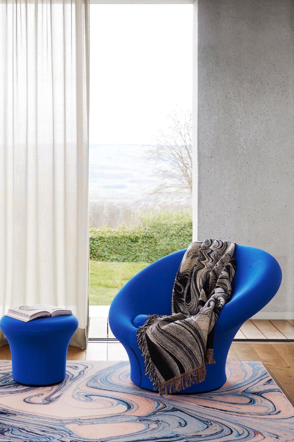 Schoenstaub Blanket Marble Dark 'N Stormy Black