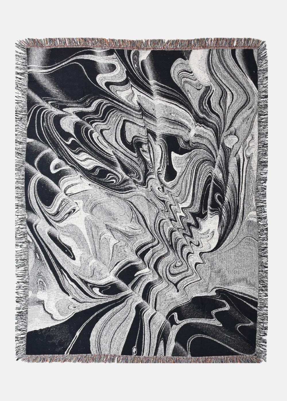 schoenstaub Blanket Marble Dark 'N Stormy Black