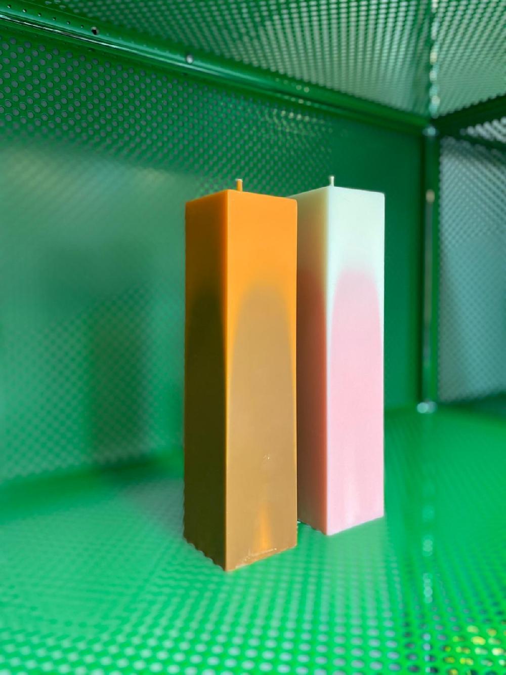 Schoenstaub Candle Manu Pink/White