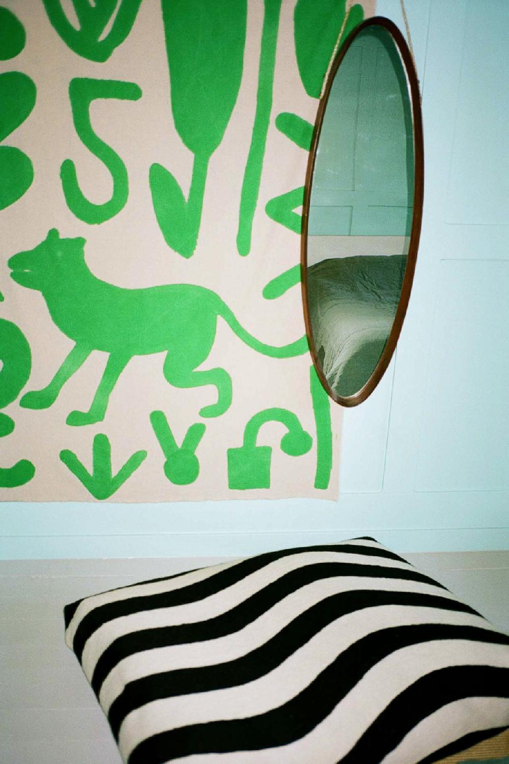 Schoenstaub Floor Pillow Goa Black