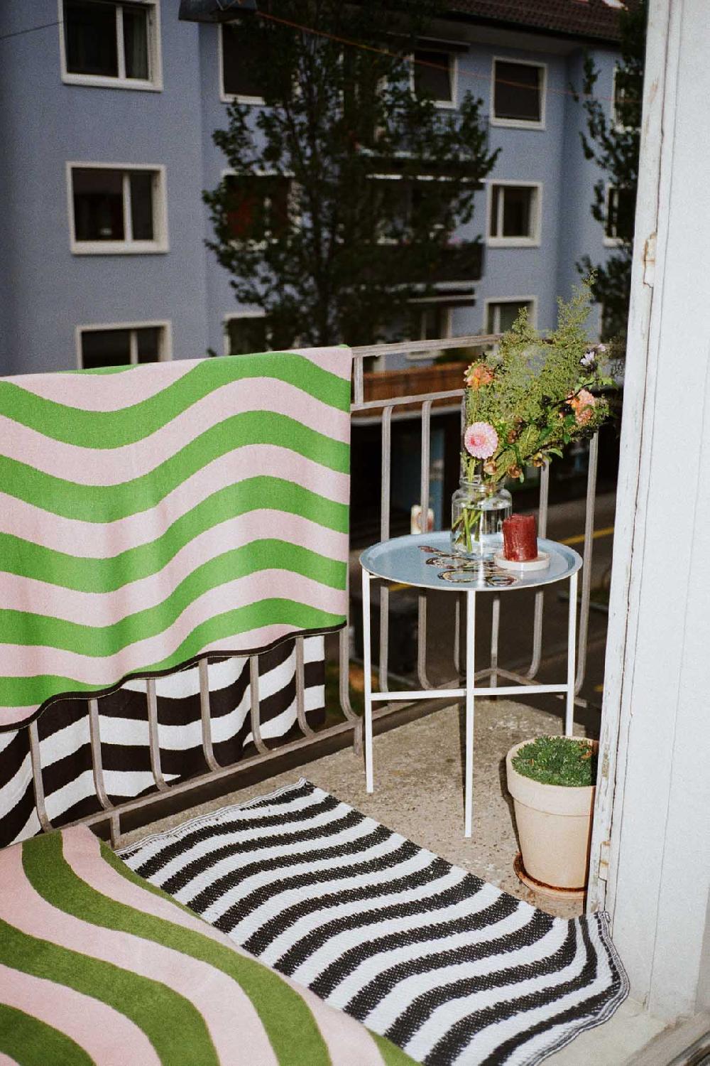 Schoenstaub Knit Blanket Aruba Green