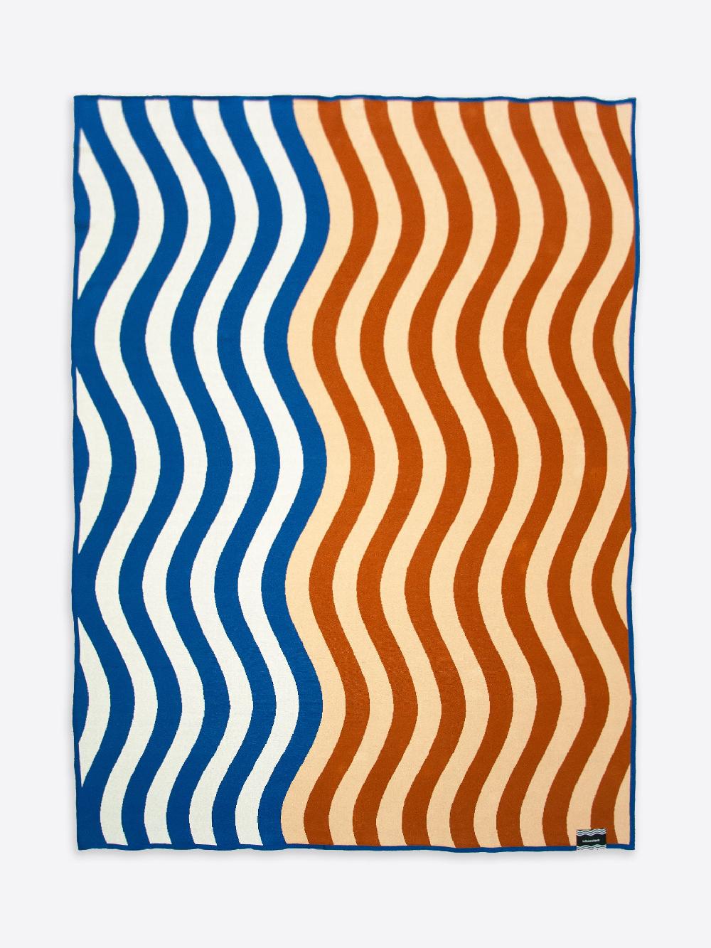 schoenstaub Knit Blanket Casablanca Terracotta