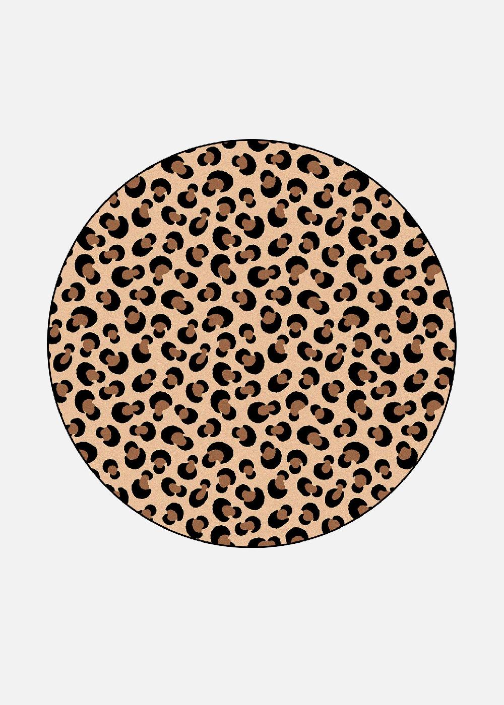 schoenstaub Rug Animalia Brown Maxi Spots Brown