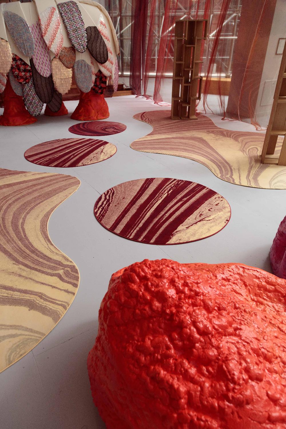 Schoenstaub Rug Chroma Red