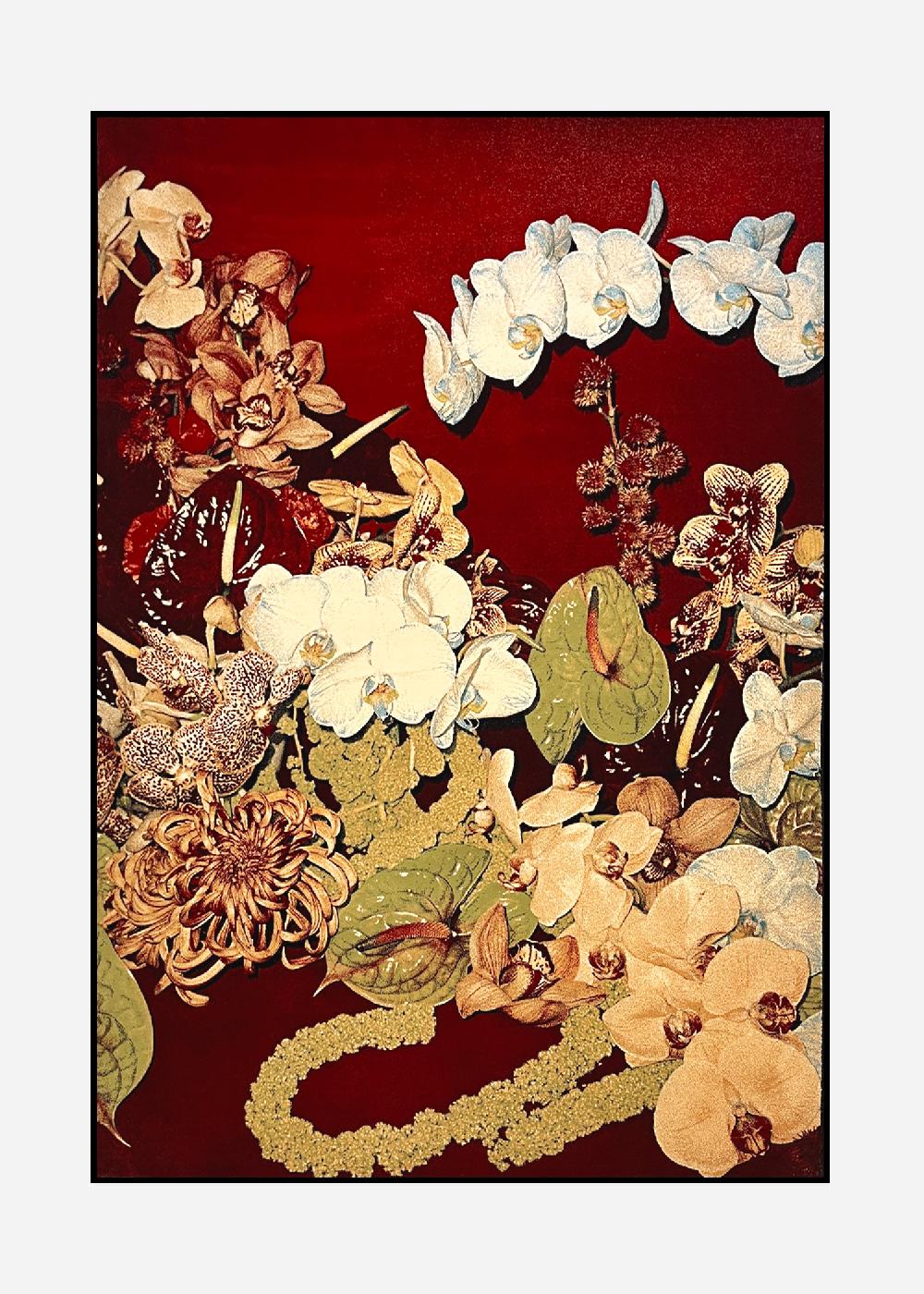 schoenstaub Rug Fiori 1 Red schoenstaub Rug Fiori 1 Red