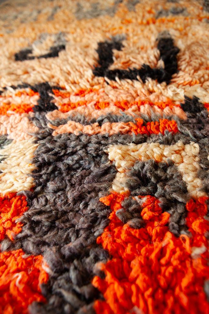 Schoenstaub Rug Fluffy Red And Beige