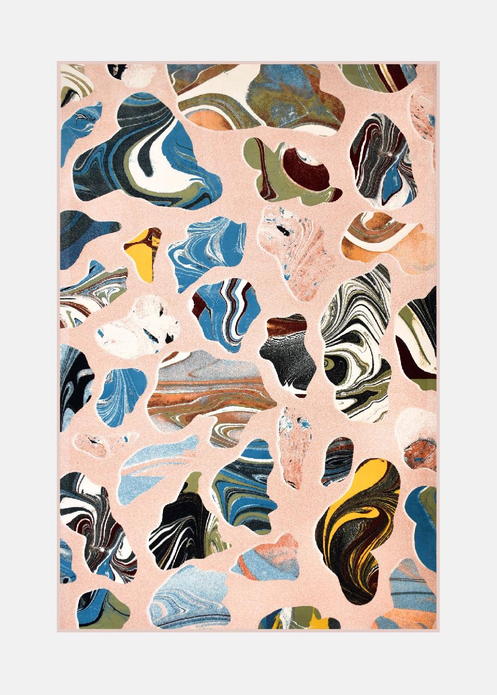 schoenstaub Rug Marble Cosmo Rose