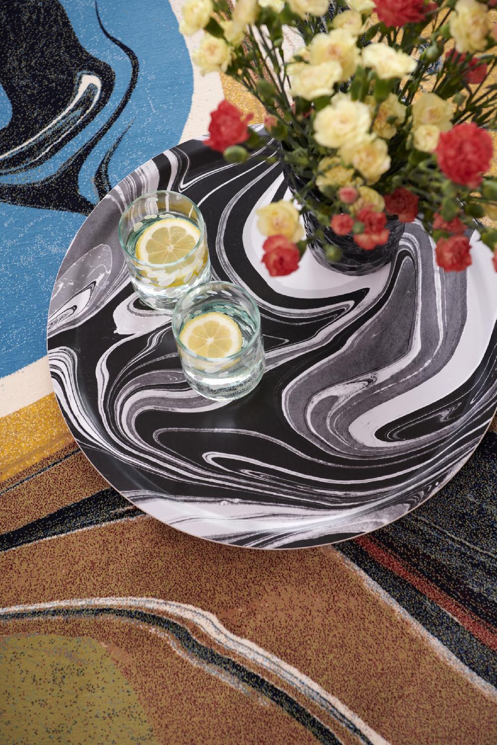 Schoenstaub Rug Marble Negroni Green